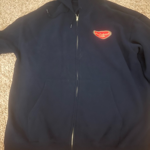 Jackets & Coats Newport Beach Jack Surfboards Navy Blue Zip Up Size